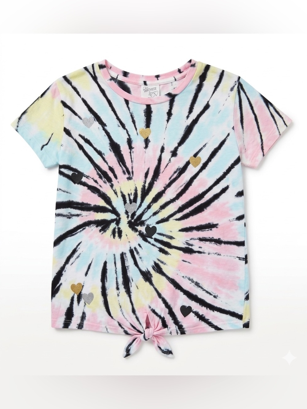 Flowers by Zoe Shortsleeve Tie Dye cropped top Size S